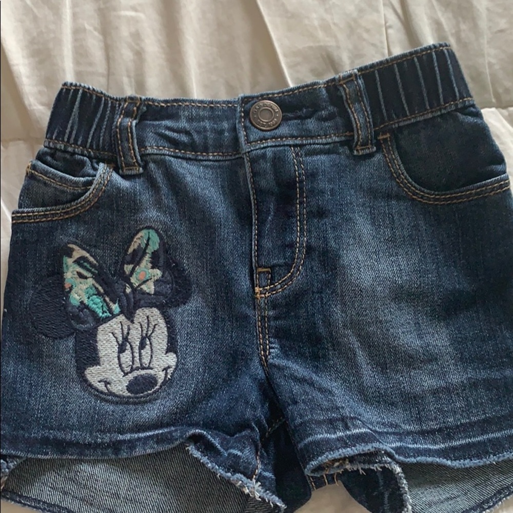 Gap Disney toddler girl denim shorts
